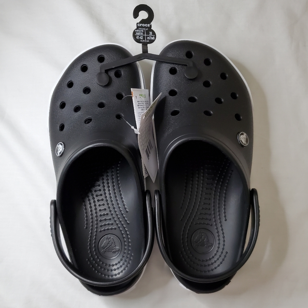NEW CROCS Crocband II Black
